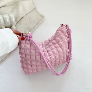 CloudWeave Puffy Shoulder Bag